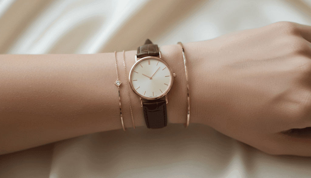 Accessory Organization Strategy watch and bracelet in hand simple way it better