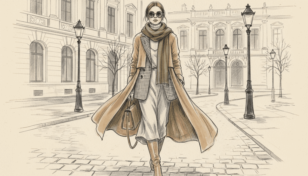 How to layer clothes without looking bulky for a chic winter look