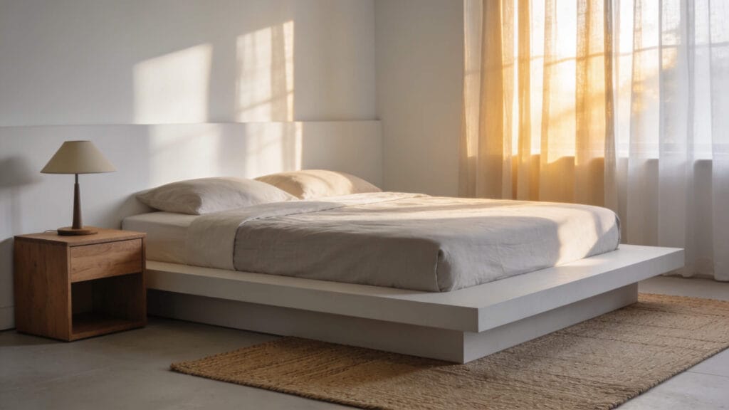 calm quiet luxury bedroom design